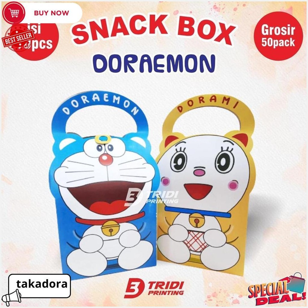 

(Isi 10Pcs) Snack Box Karakter/ Tas Ultah Aqiqah Tedhak Siten Termurah Banget