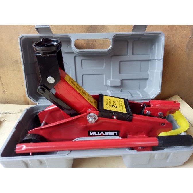 COD Dongkrak Mobil Buaya 2 Ton Merek HUASEN - Dongkrak Floor Jack