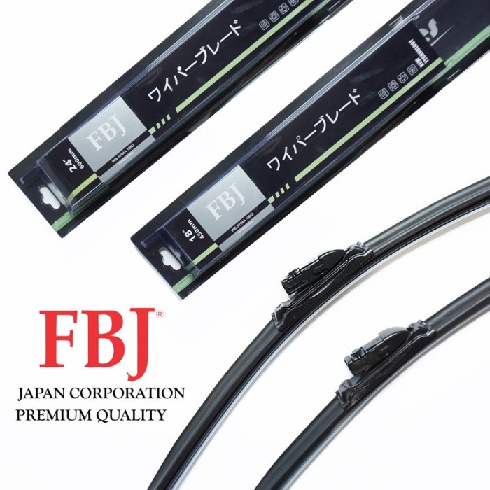 WIPER MOBIL FRAMELESS BMW X3 X4 2018-2019 1 SET FBJ JAPAN