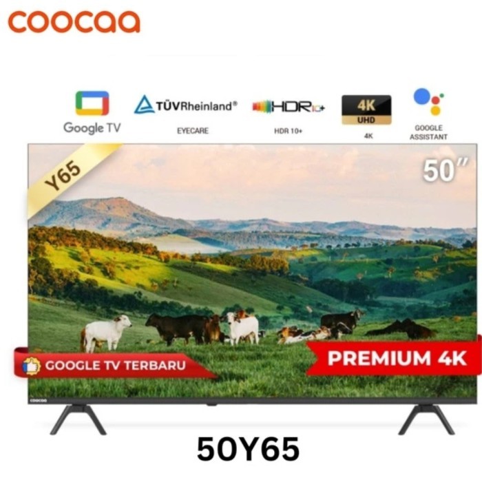 Coocaa 50Y65 55Y65 NEW GOOGLE TV 50 55 in inch 50in 55in 50inch 55inch HDR 10