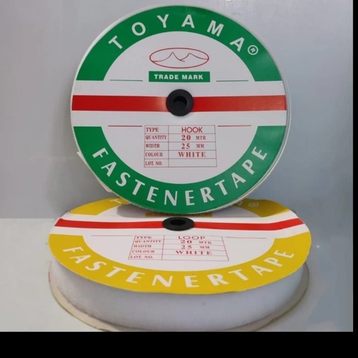 

Velcro/ Hook And Loop Toyama/Perekat /Magic Warna Tape 2 Inch- 20 Mtr