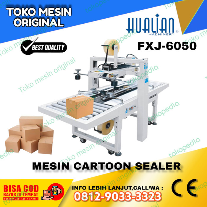 

BEBAS ONGKIR - Mesin lakban kardus carton sealer fxj-6050 original Hualian
