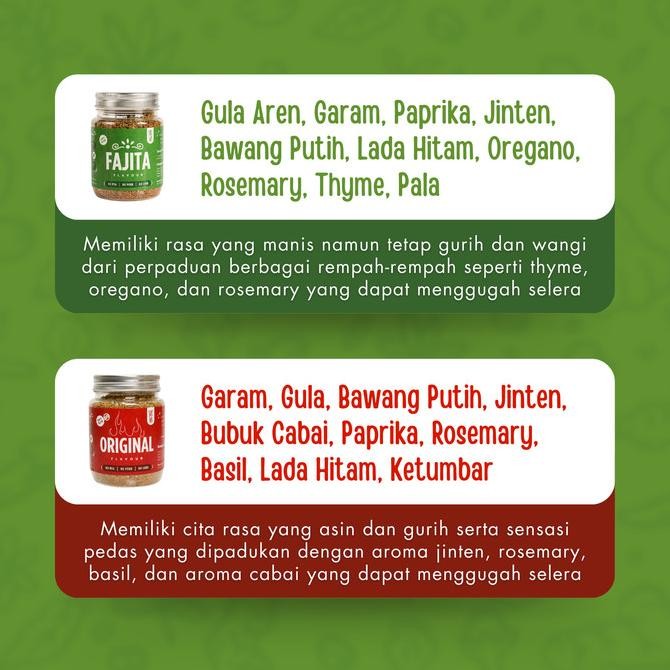 

Bundle Spicy&Fajita Dry Rub SpiceLab Bumbu Marinasi Kering Serbaguna KGS