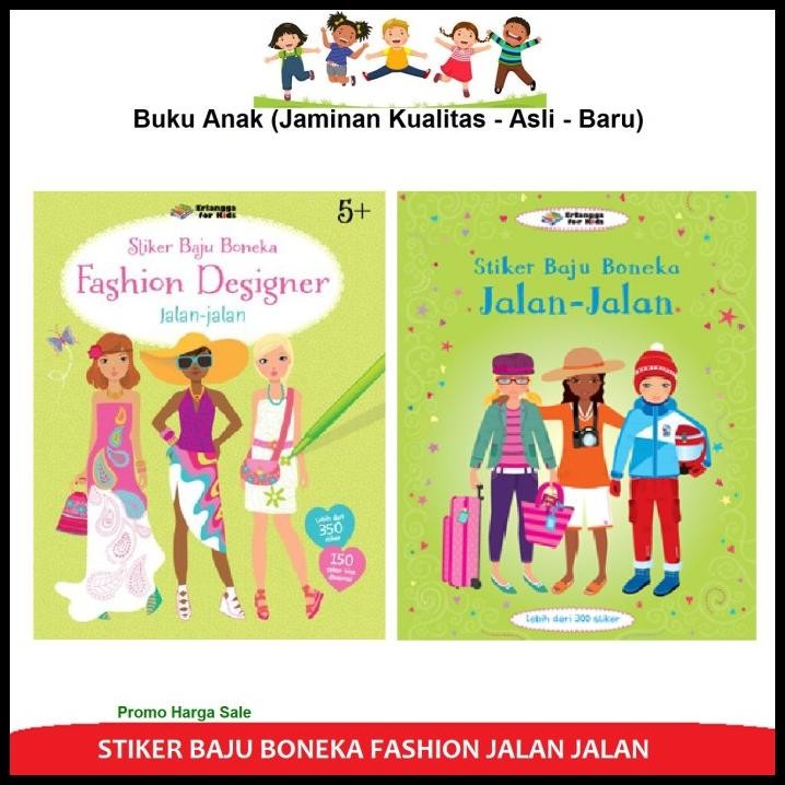 

HOT DEAL BUKU STIKER BAJU BONEKA FASHION DESIGNER JALAN JALAN FIONA ERLANGGA !!