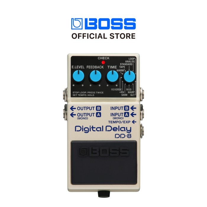 Terlaris Boss Dd-8 Digital Delay Pedal Efek Stompbox