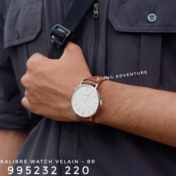Original Jam Tangan Analog Pria Wanita Kalibre Watch Velain 996232 220 Original