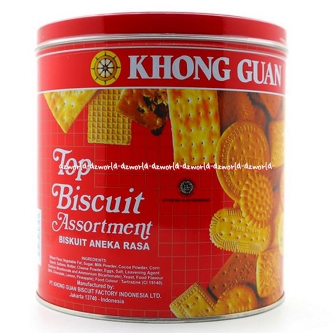 

Khong Guan Top Biscuit Assortment 700gr Biskuit Kongguan Kaleng