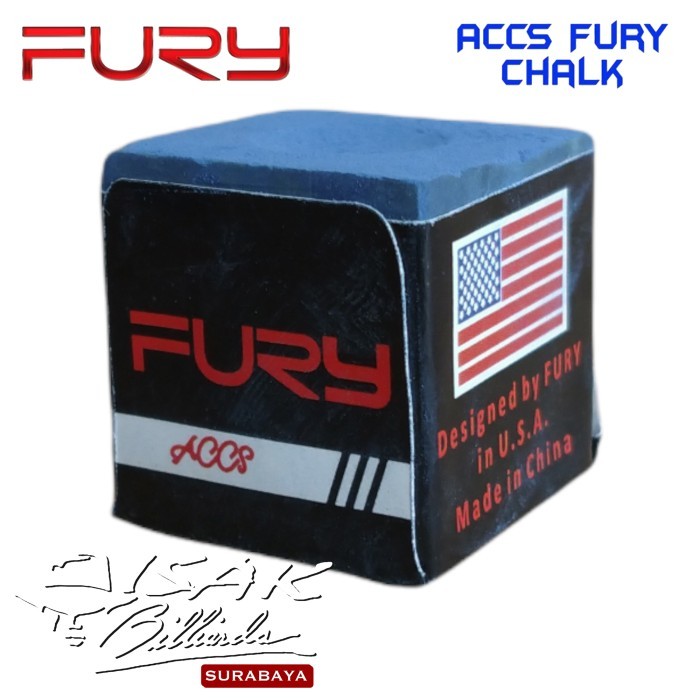 

TERMURAH - Fury Chalk ACCS - 1pcs - Billiard Chalks Kapur Eceran Biliar Asli Ori