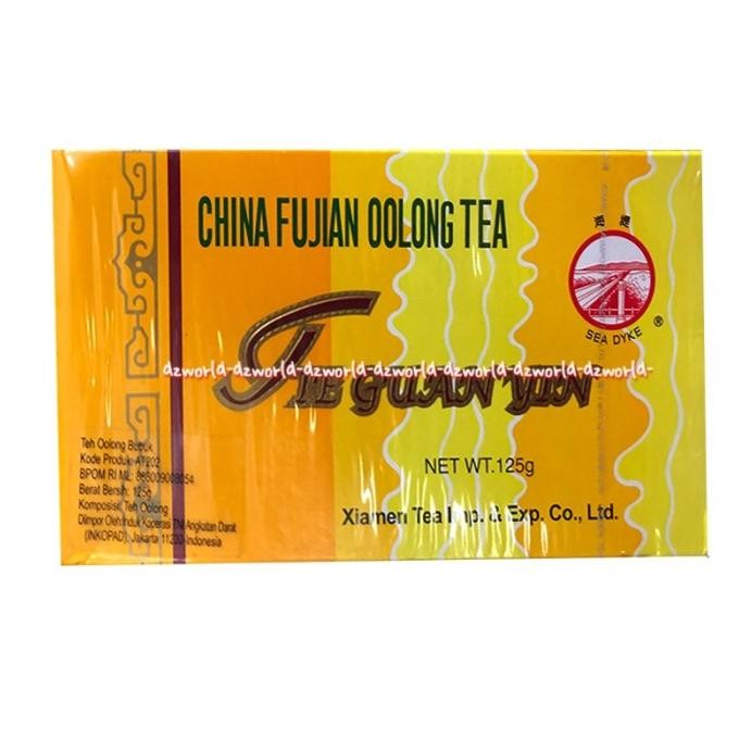

China Fujian Oolong Tea Teh Guanyen 125gr Teh Olong Daun Teh