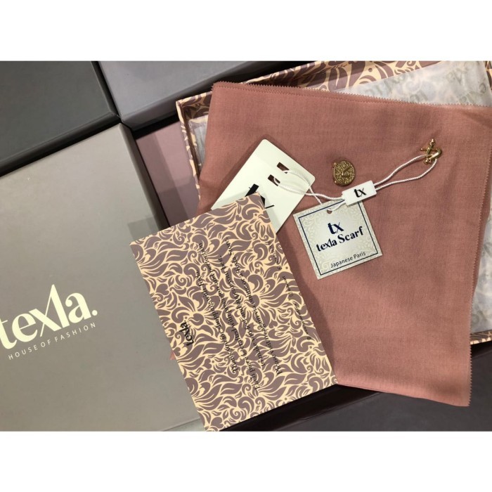 Texla Scarf - Kerudung Polos Segi Empat Premium Klara #Original