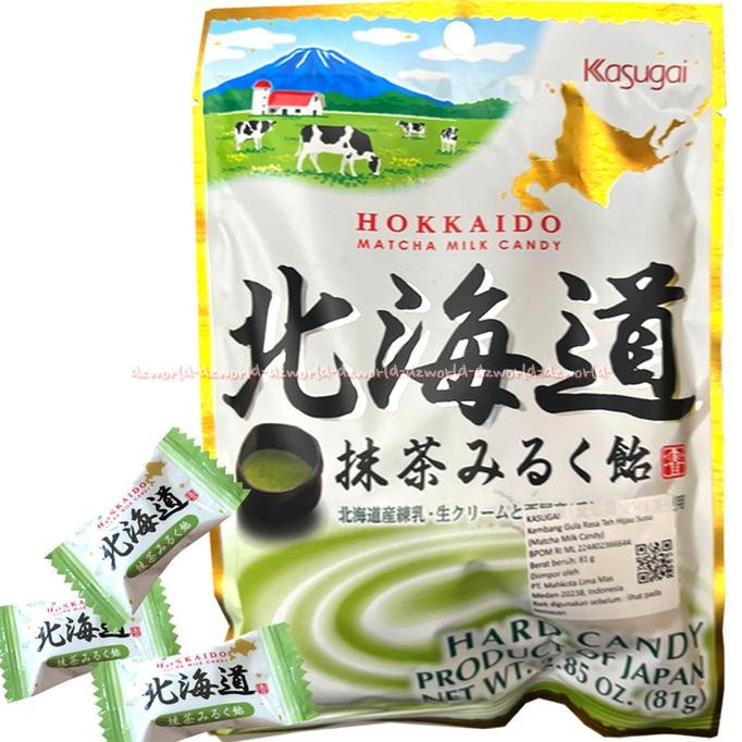 

Hokkaido Matcha Milk Candy Permen Rasa Teh Hijau Green Tea 81gr
