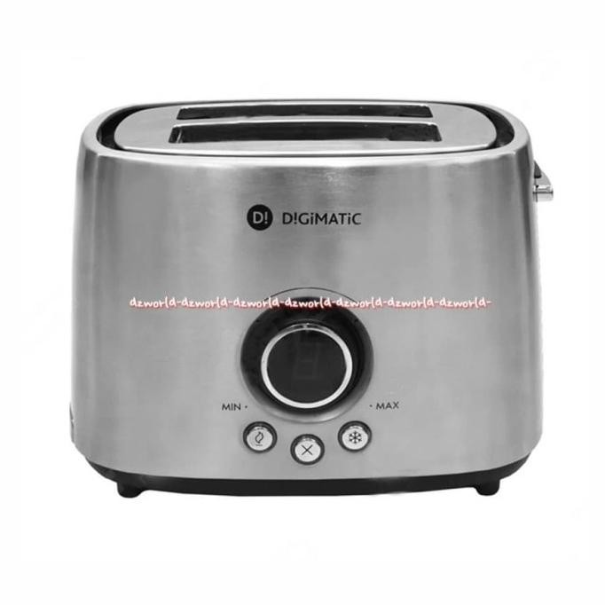 

Digimatic Toaster Pemanggang Roti LCD Digital Stainless Steel Silver