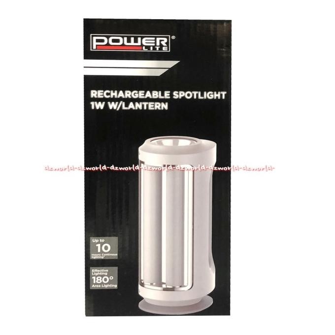 

Power Lite Rechargeable Spotlight 1W Lantern Lampu Senter Bisa Dicharg
