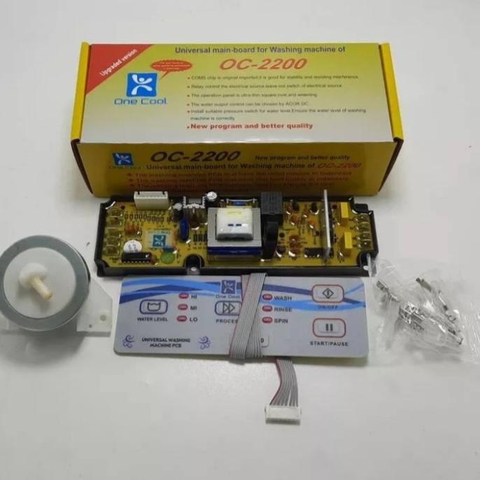 

Diskon! PCB MODUL MULTI MESIN CUCI OC 2200 - PANEL MESIN CUCI UNIVERSAL 1 TAB
