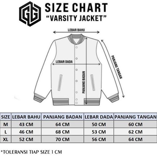 Grosir Jaket Bomber Pria Wanita - Jaket Varsity Baseball Ful Bordir Skullend