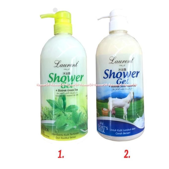 

Laurent Shower Gel Ekstrak GreenTea Goats Milk Sabun Mandi Kulit 600ml