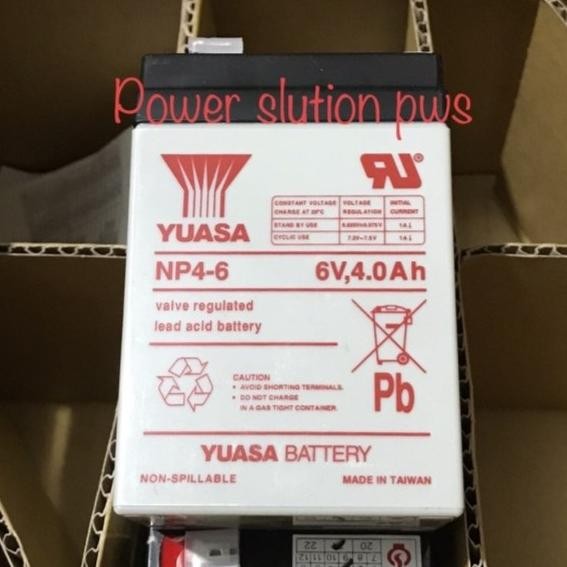 Aki Baterai asli original Panasonic 6v 4Ah 6v 4,5Ah accu aki mf