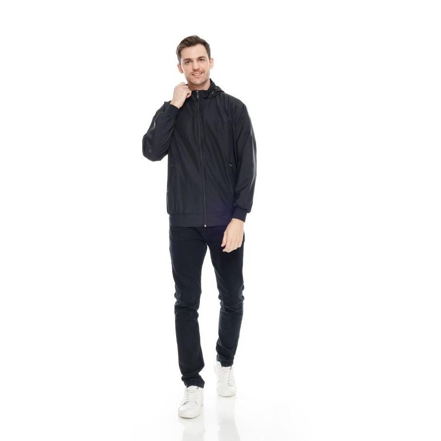 Murah Jaket Parasut Pria Polos Hitam
