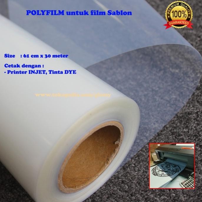 

POLYFILM INKJET UNTUK SABLON 61 cm