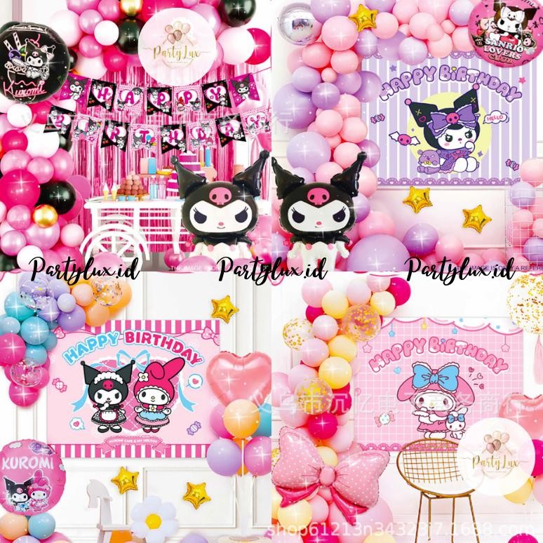 Paket Dekorasi Ulang Tahun Anak / Set Dekor Ultah Karakter / Background Ultah