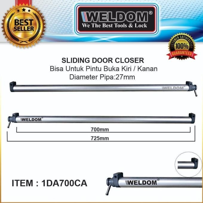 SLIDING DOOR CLOSER/ REL PENUTUP PINTU GESER OTOMATIS - WELDOM