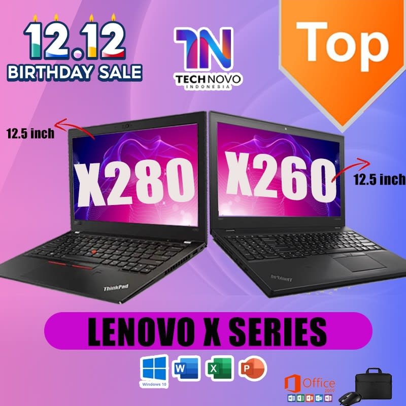 Laptop LENOVO Thinkpad X260 X270 Core i3/i5/i7 Gen 6 RAM 4/8GB SSD /Peningkatan baru laptop Gaming T