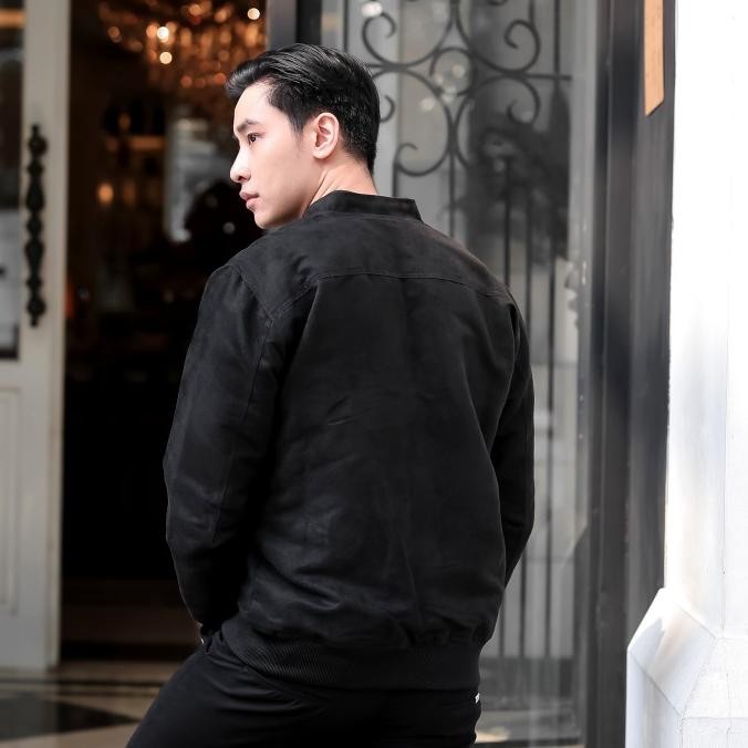 Sale Libra Original Jaket Pria Suede Black