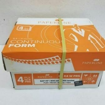 

Continuous form Paperline 4 ply PRS (bagi 2) 9,5 x 11/2 NCR