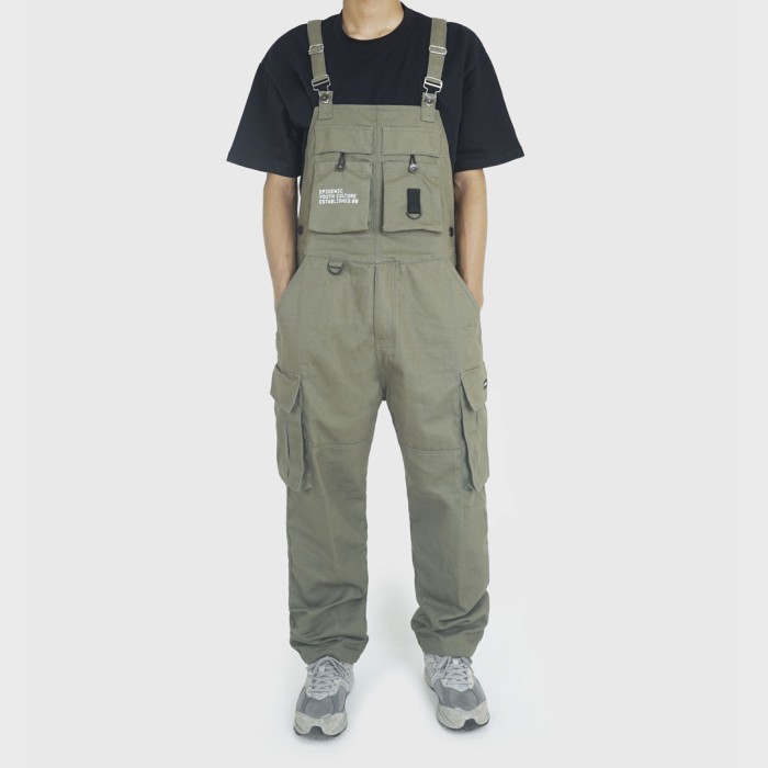 Epidemic Overall Jumpsuit Army Green Continuation