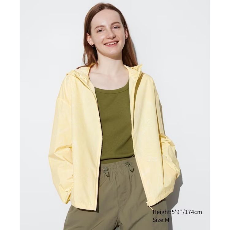 Uniqlo Pocketable UV Protection Parka Pattern (Water-Repellent)