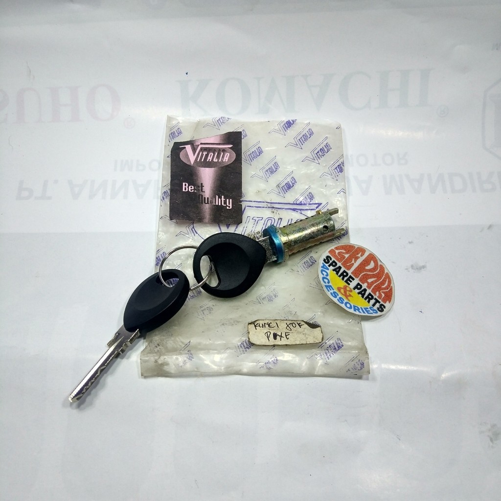 Kunci tengki Vespa PXE Siera Kunci jok Sadel Vespa PXE Vitalia Limited Item Barang Langka Spare Part