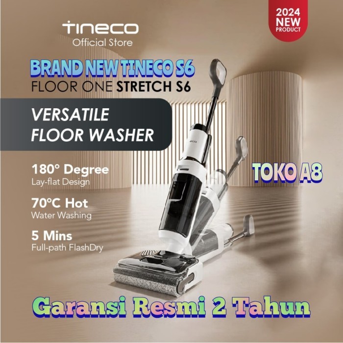 Tineco Floor One S6 Stretch Smart Wet Dry Cordless Vacuum Cleaner Tineco Stretch S6 Multifuncional