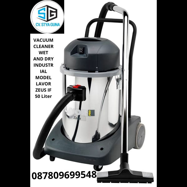 VACUUM CLEANER WET AND DRY INDUSTRIAL MODEL LAVOR ZEUS IF 50 Liter