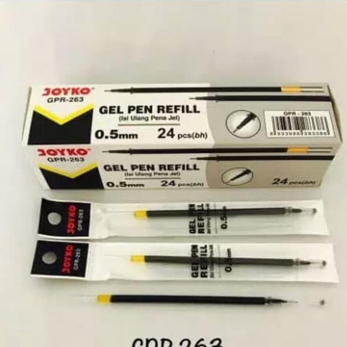 

Ready Terkini refill pulpen gel joyko mata jarum GPR 263