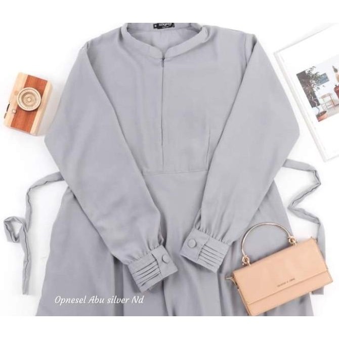 GAMIS SILVER POLOS-GAMIS POLOS ABU MUDA PREMIUM-GAMIS WANITA POLOS