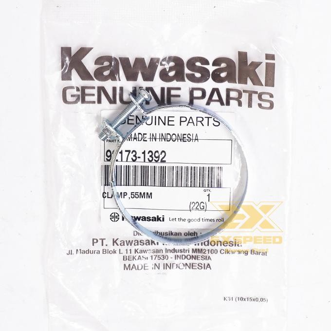 Klem Intake Manipol Karbu Filter Kawasaki Ninja R/Ss Original