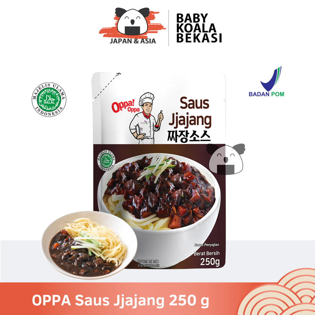 

OPPA Saus Jjajang 250 g Halal | Pasta Kedelai Hitam | Saus Jajangmyeon - Bekasi
