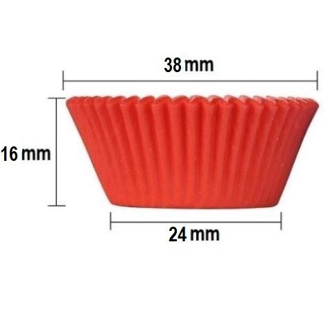 

JR376 Mini Cupcake Liner - Kertas Cupcake Mini Solid Color (100pcs) NEW
