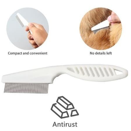 

NW501 Stainless Steel Grooming Comb - Sisir Bulu Hewan FREE ONGKIR