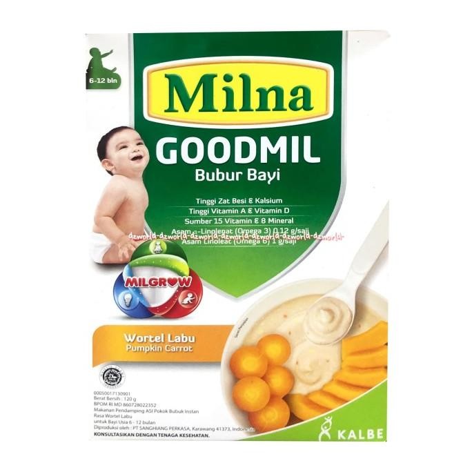 

Milna Goodmill Bubur Bayi 6+ Wortel Labu Makanan Bayi 6 Bulan 120gr