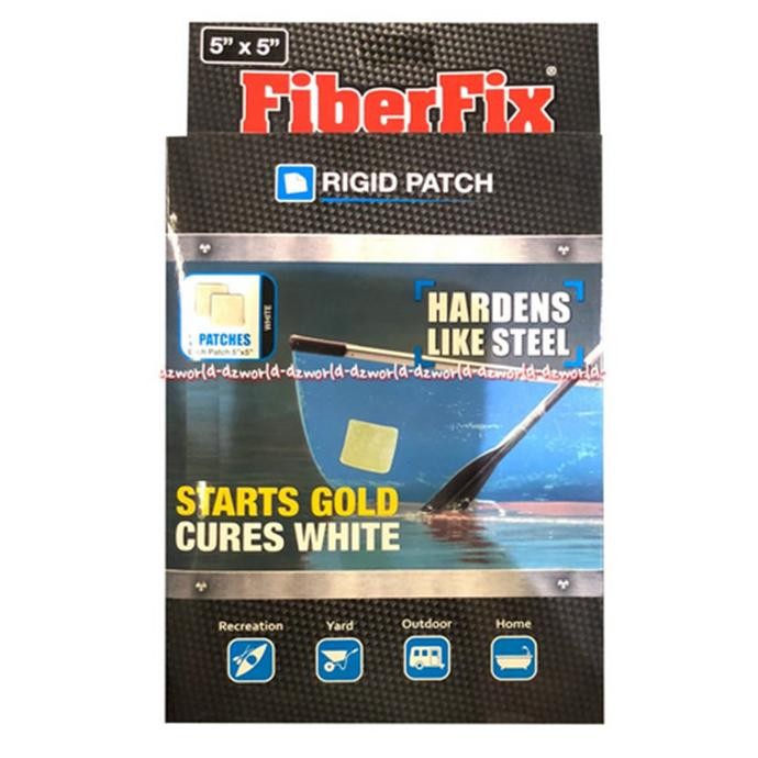 

Fiberfix Rigid Patch Hardens Like Steel Plester Lakban Tambal 5 Inch
