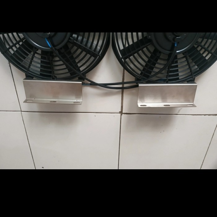 2 Extra Fan Innova Lama 10 Inch + Braket + Relay Ac Compressor