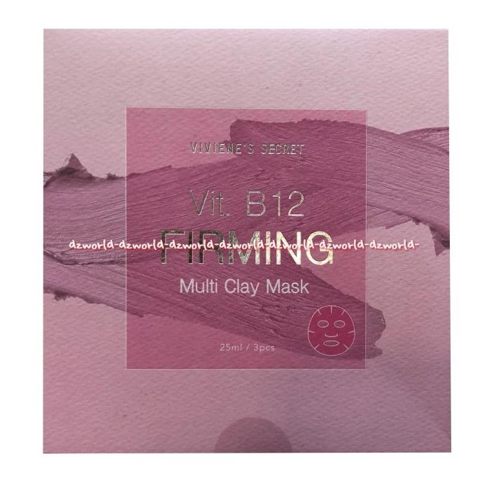 

Vivine's Secret Vit B12 Firming Multi Clay Mask 3 Pcs Masker Wajah