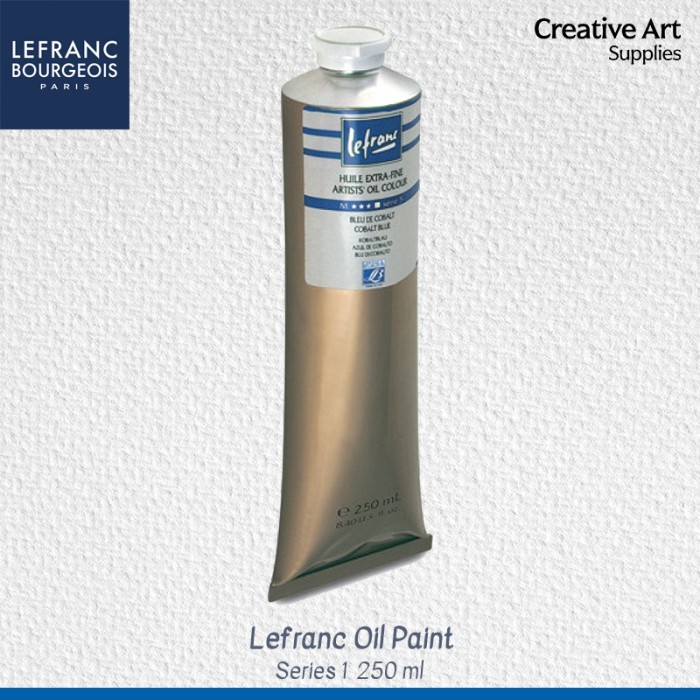 

BEBAS ONGKIR - Cat minyak Artist Lefranc Oil Paint 250ml Premium Series 1 - 6