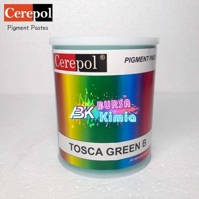 

Cerepol Tosca Green - B Pigment Pasta Cair/Pewarna Resin/Fiberglass