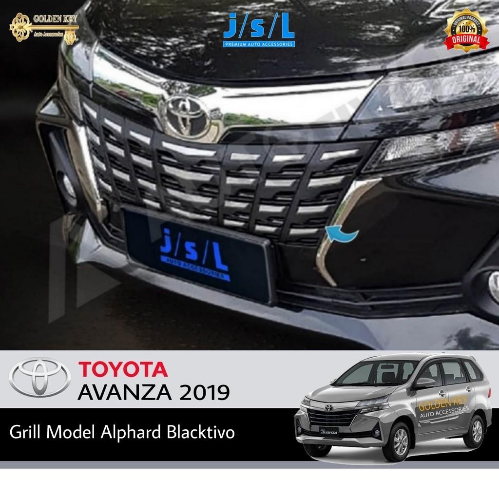 Jsl Grill Avanza 2019 Front Grill Model Alphard Blacktivo