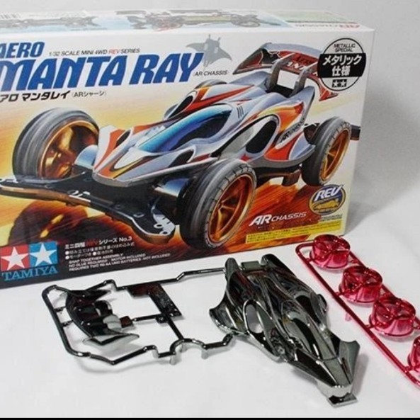 Tamiya Mini 4WD Aero mantaray Black Metalic
