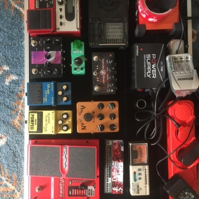 Murah Adaptor Power Supply Efek Gitar Dc Tank Avtpedals 10 Chanel