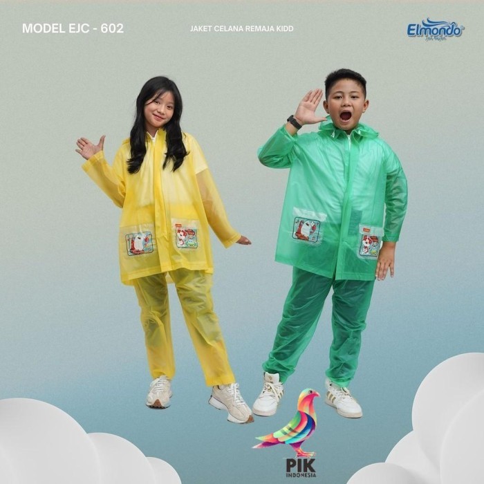 Jas Hujan Setelan Anak Elmondo 602 (7-9 Tahun)