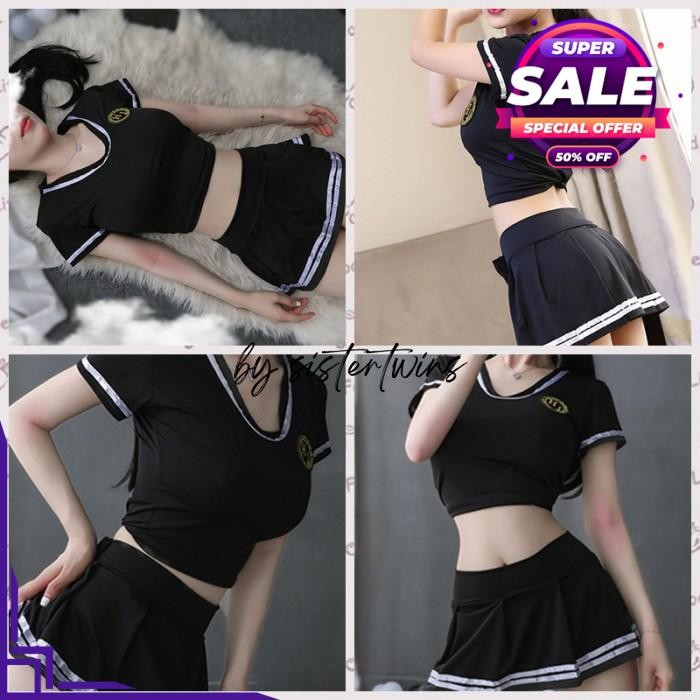 SEXY LINGERIE WANITA SET SEPAK BOLA SERAGAM KOSTUM DAN KAOS KAKI A BY SISTER TWINS STORE HIGHT QUALI